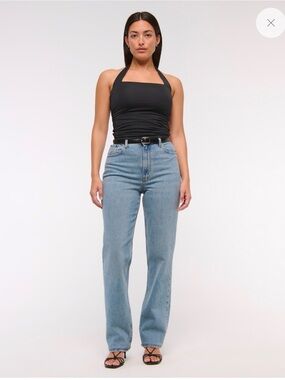 Curve Love 90s Straight Ultra High Rise Jeans